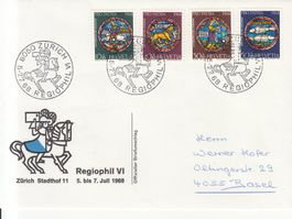 Sonderstempel S. 679 Regiophil Zürich 1968