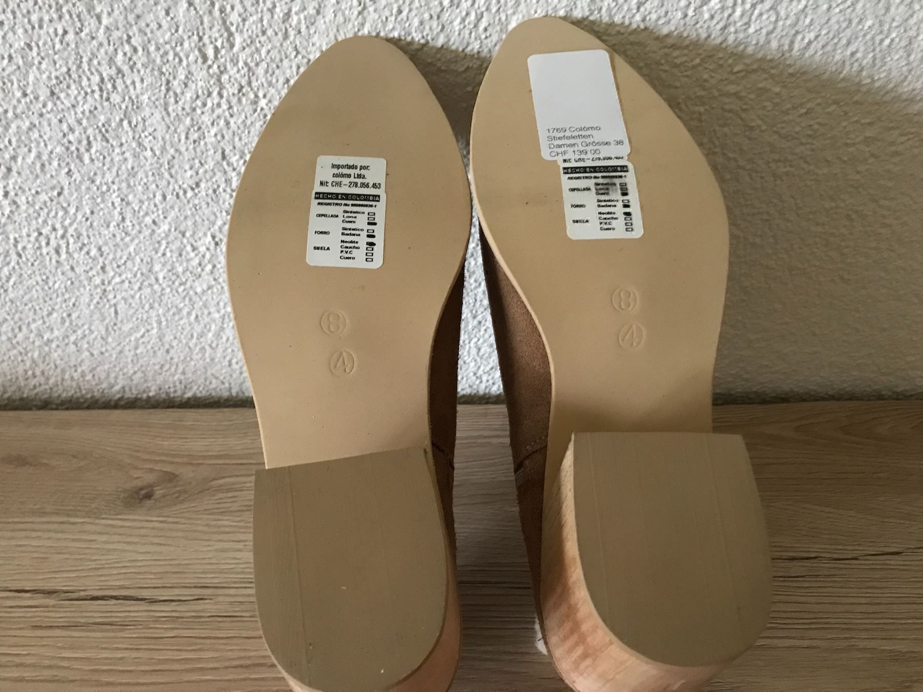 Scarpe da donna: Damen Leder Stiefeletten Grösse 40 – Nuovo e nell'imballaggio originale da Rengg venduto da kindle02 4