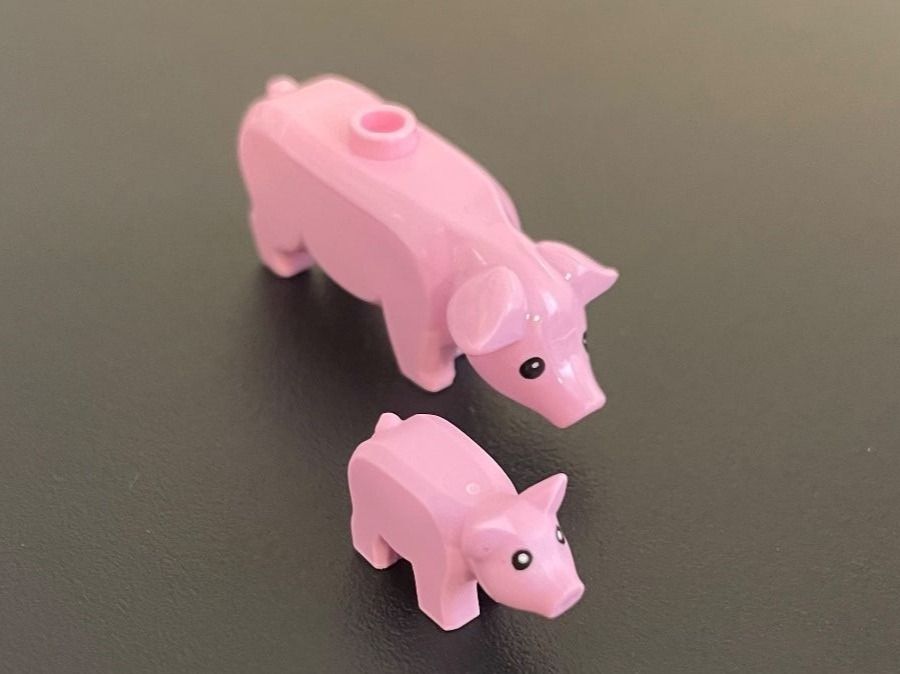 Lego Kit di costruzioni: LEGO 2x Schweine cochons pigs NEU – Nuovo (secondo la descrizione) da Lengnau AG venduto da Chefe43
