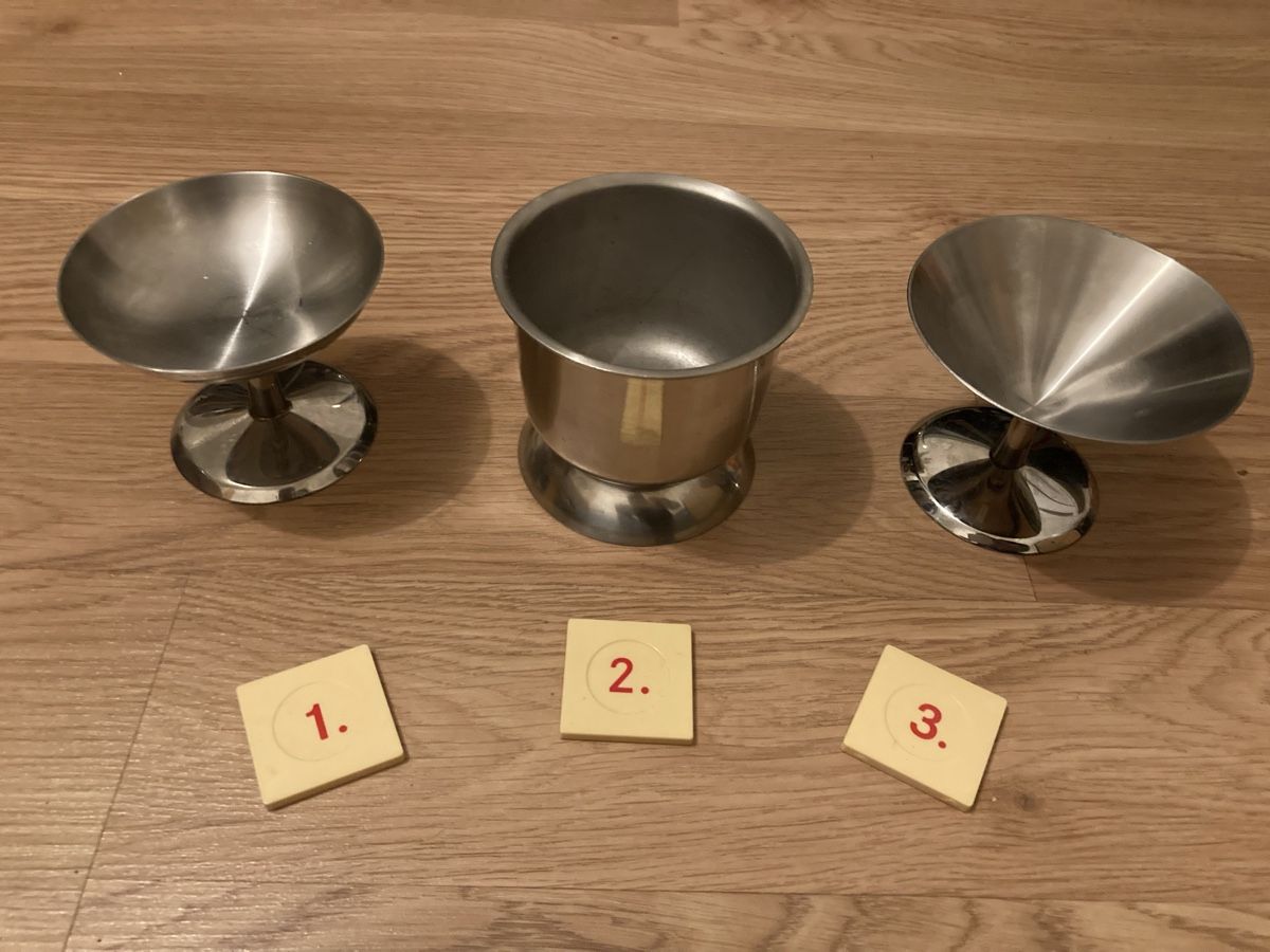 Contenitori & Simili: 3 Stk. Stöckel Edelstahl Becher Kelch Eisschale – Usato da Ins venduto da teamfairerdeal