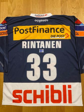 ORIGINAL EHC KLOTEN FLYERS # 33 RINTANEN TRIKOT 2010/11 XL