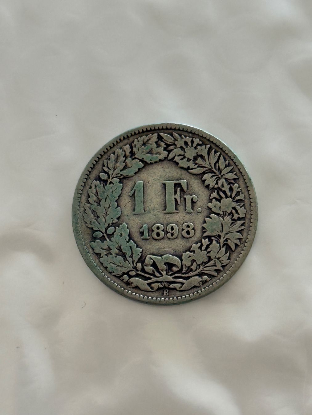 Alle Münzen: 1 Franken 1898  Silber, Rar – Gebraucht aus Wallisellen von SWISS_SILVER1