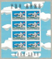 1988 Flugpost Pro Aero Kleinbogen FO49, postfrisch **