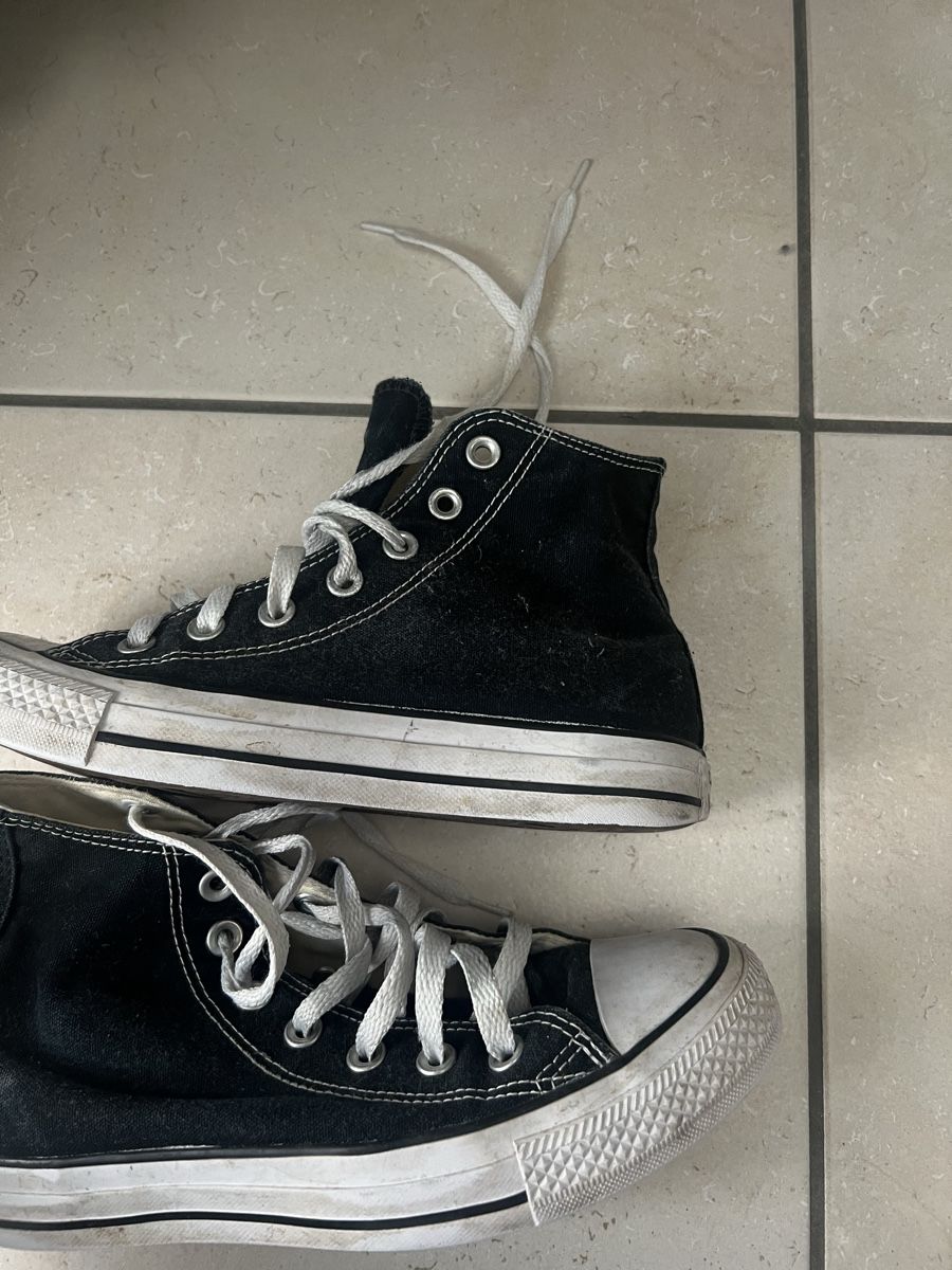 Scarpe da donna: Black Converse All Star High Tops - Size 37 – Usato da Münchenbuchsee venduto da almapalma 1