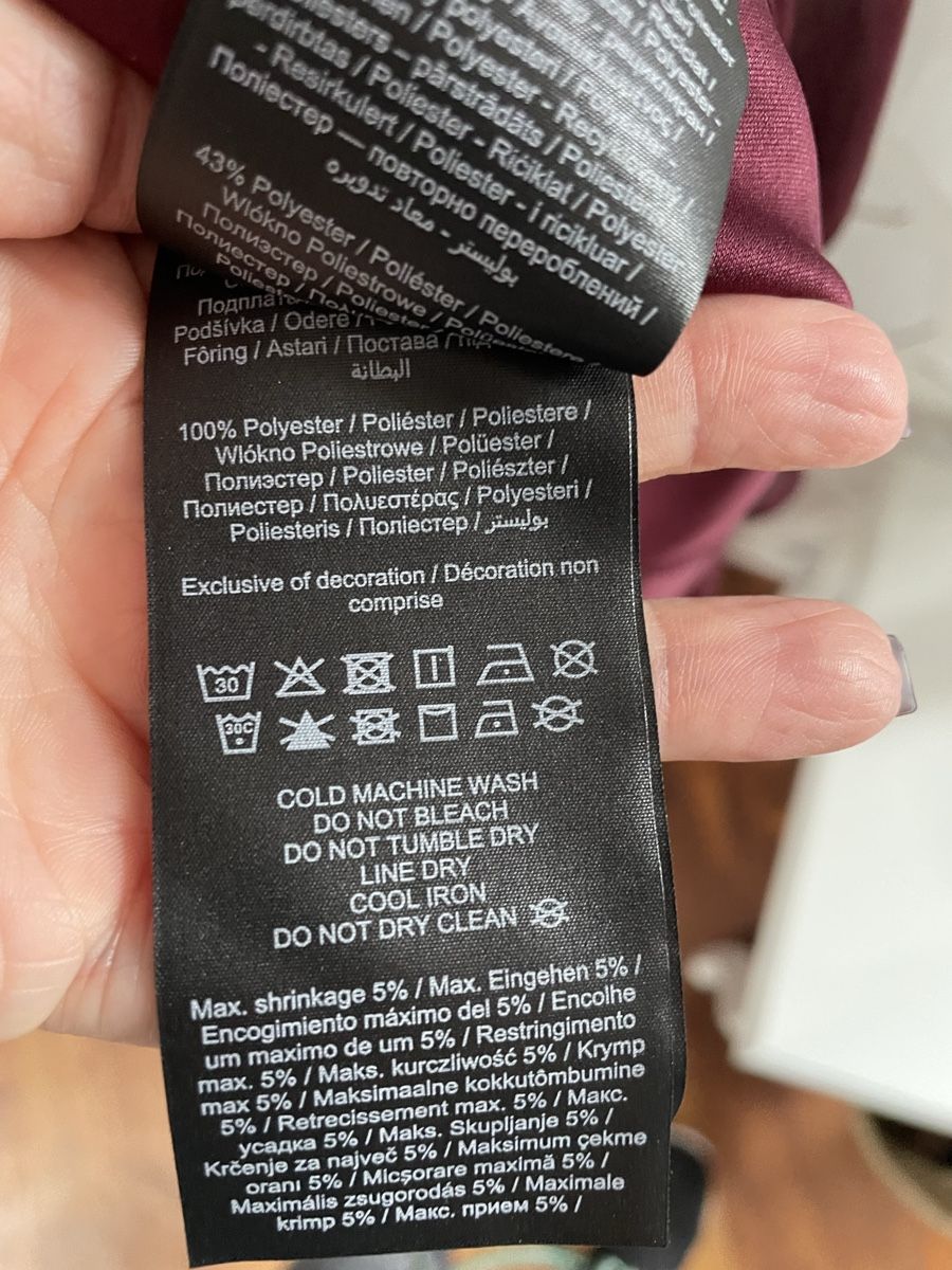 Vero Moda Kleider: Vero Moda Kleid, Gr. L, Burgunderrot – Gebraucht aus Fehraltorf von Nadja0205 3