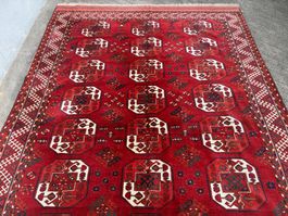Antik Turkmen Ersari 367x210cm  um1900