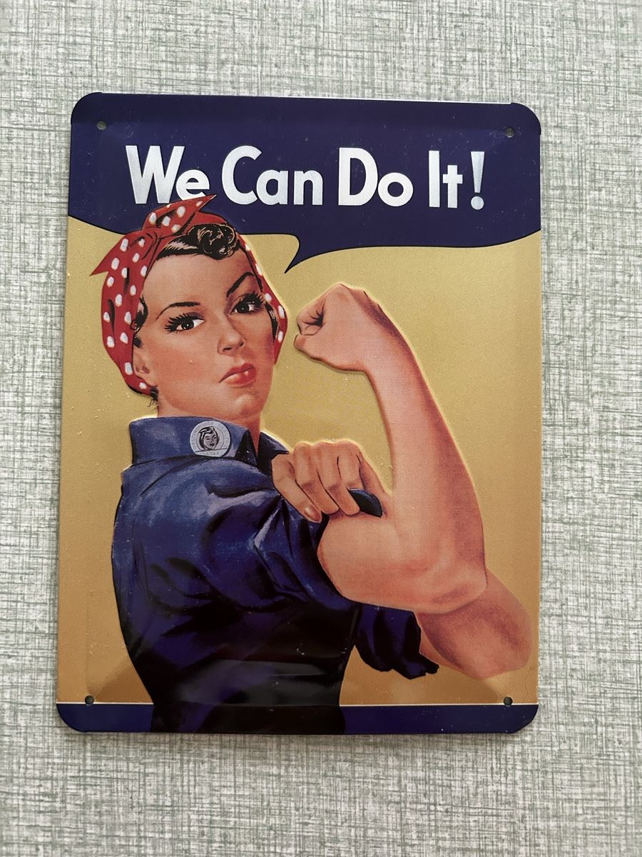 Insegne: Blechschild „We Can Do It“ – Usato da Winterthur venduto da Sunshineandrain