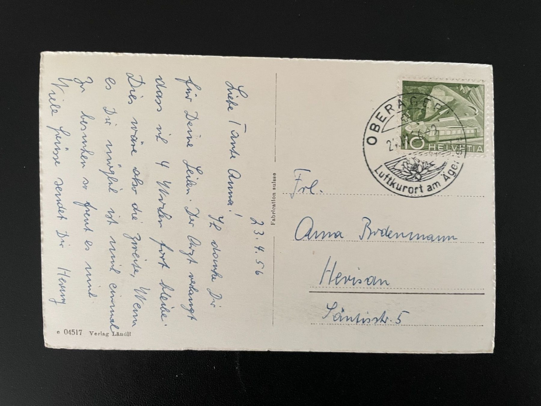 Cartoline postali: AK ZG am Aegerisee – Usato da Thal venduto da Danny82 1