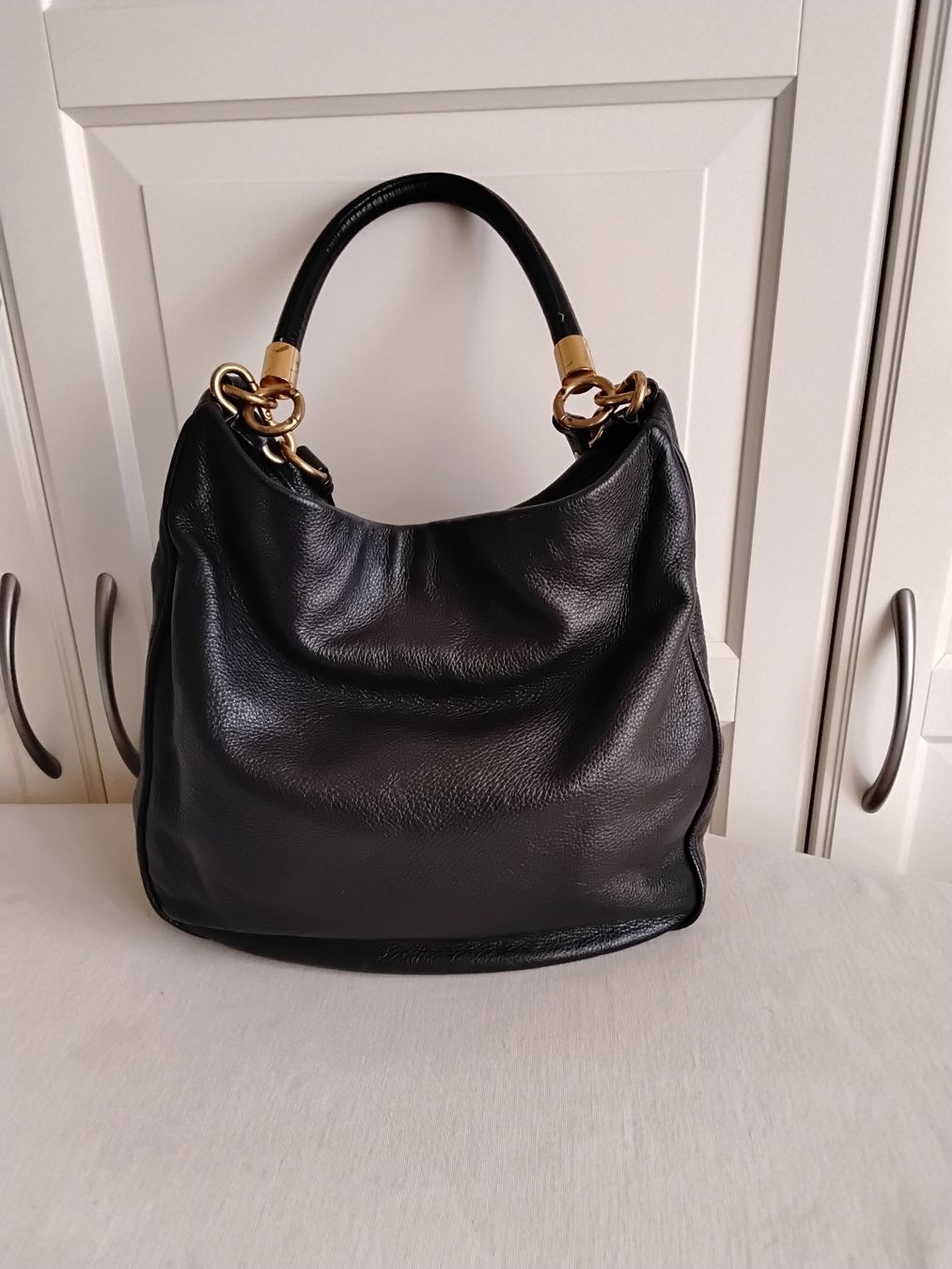 Marc Jacobs Taschen für Damen: Schwarze Ledertasche  – Gebraucht aus Fey von ladamedunil 1