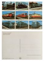 Schweiz SBB Lokomotive Triebwagen Triebzug Dampflok Krokodil