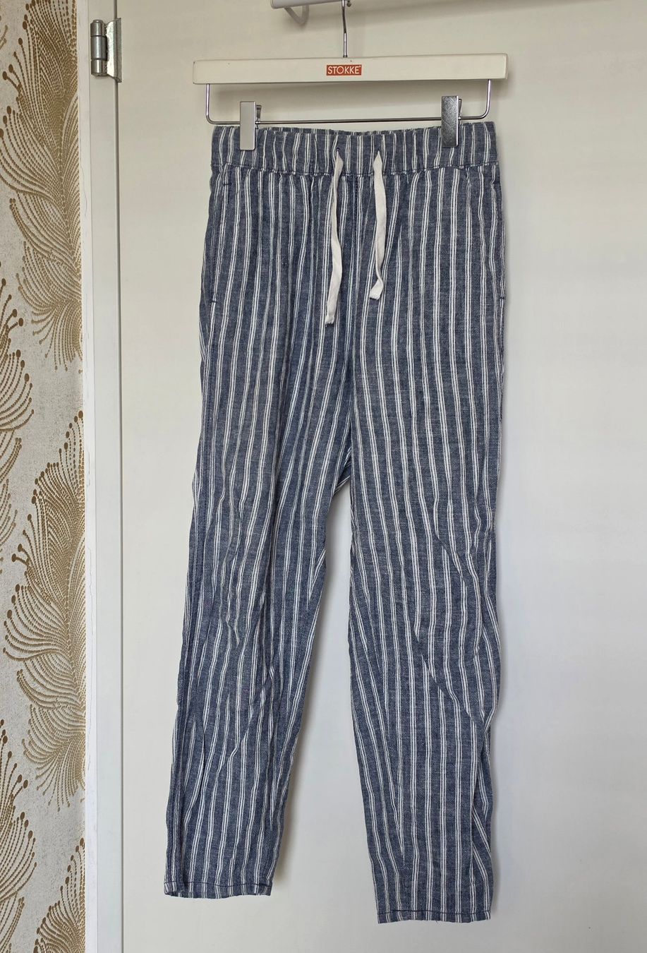 H&M Pantaloni: gestreifte Leinenhose Gr. 140 – Nuovo (secondo la descrizione) da Zürich venduto da Londonista