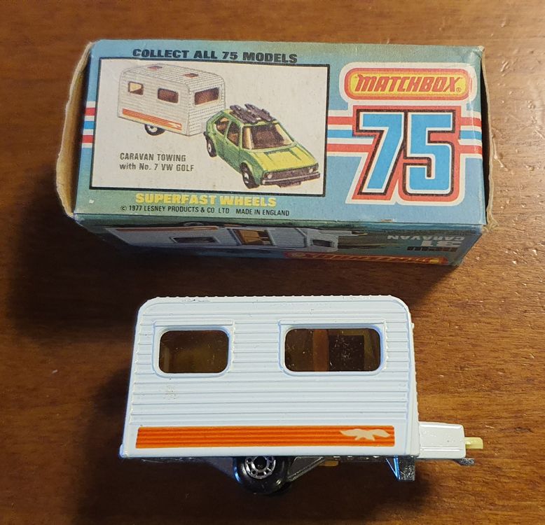 MATCHBOX SUPERFAST Lesney No.31 Caravan 1977 (Gebraucht) in Neerach für ...