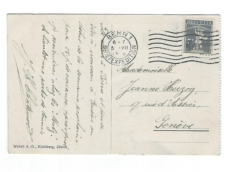 Cartoline postali: CH, 5 Ansichtskarten Bern um 1903/1908 – Usato da Hinteregg venduto da McCharly01 7