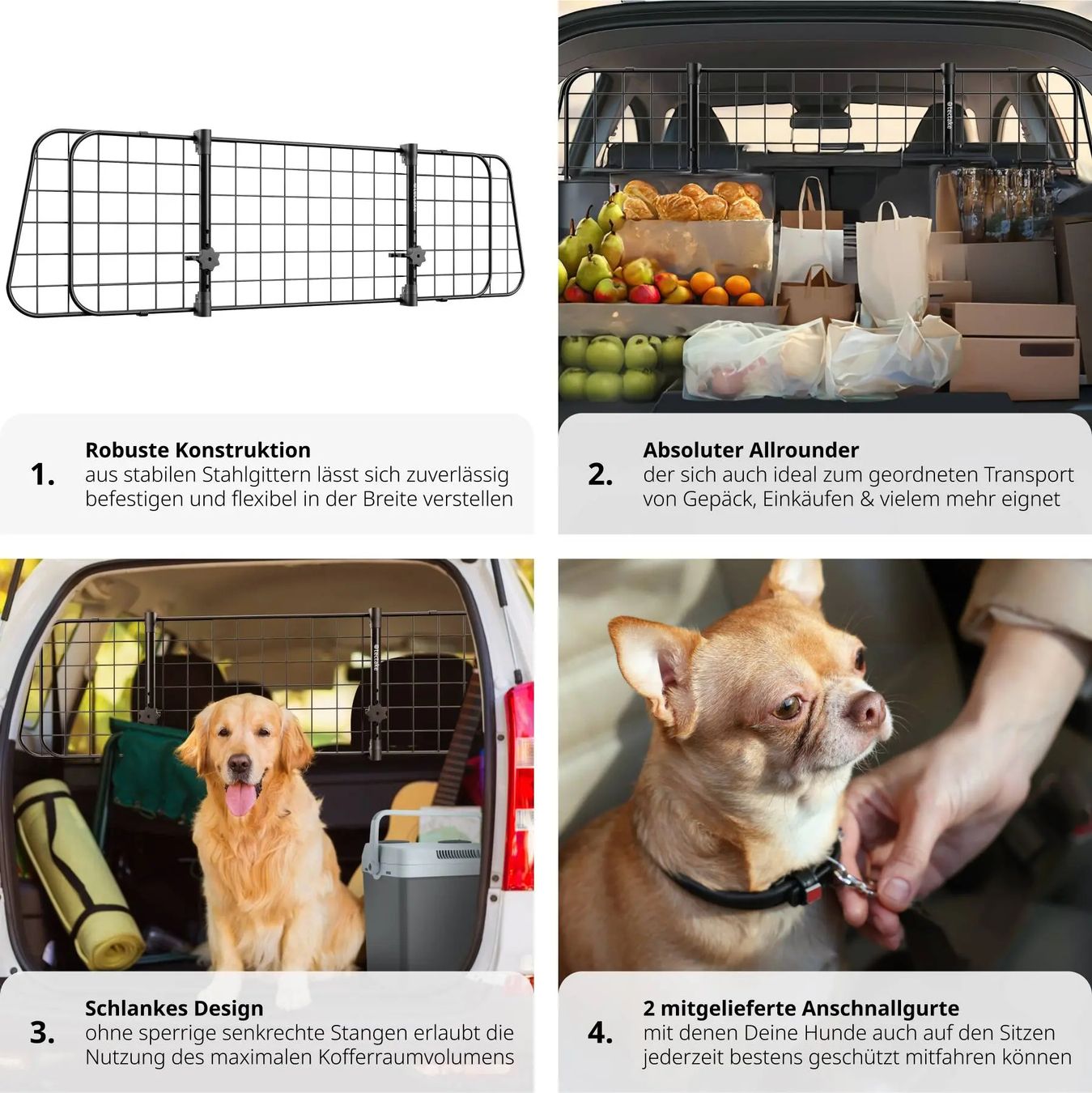 Gabbie, trasporto & Sicurezza: Auto Hundeschutzgitter – Nuovo e nell'imballaggio originale da Abtwil SG venduto da latschii_89 3