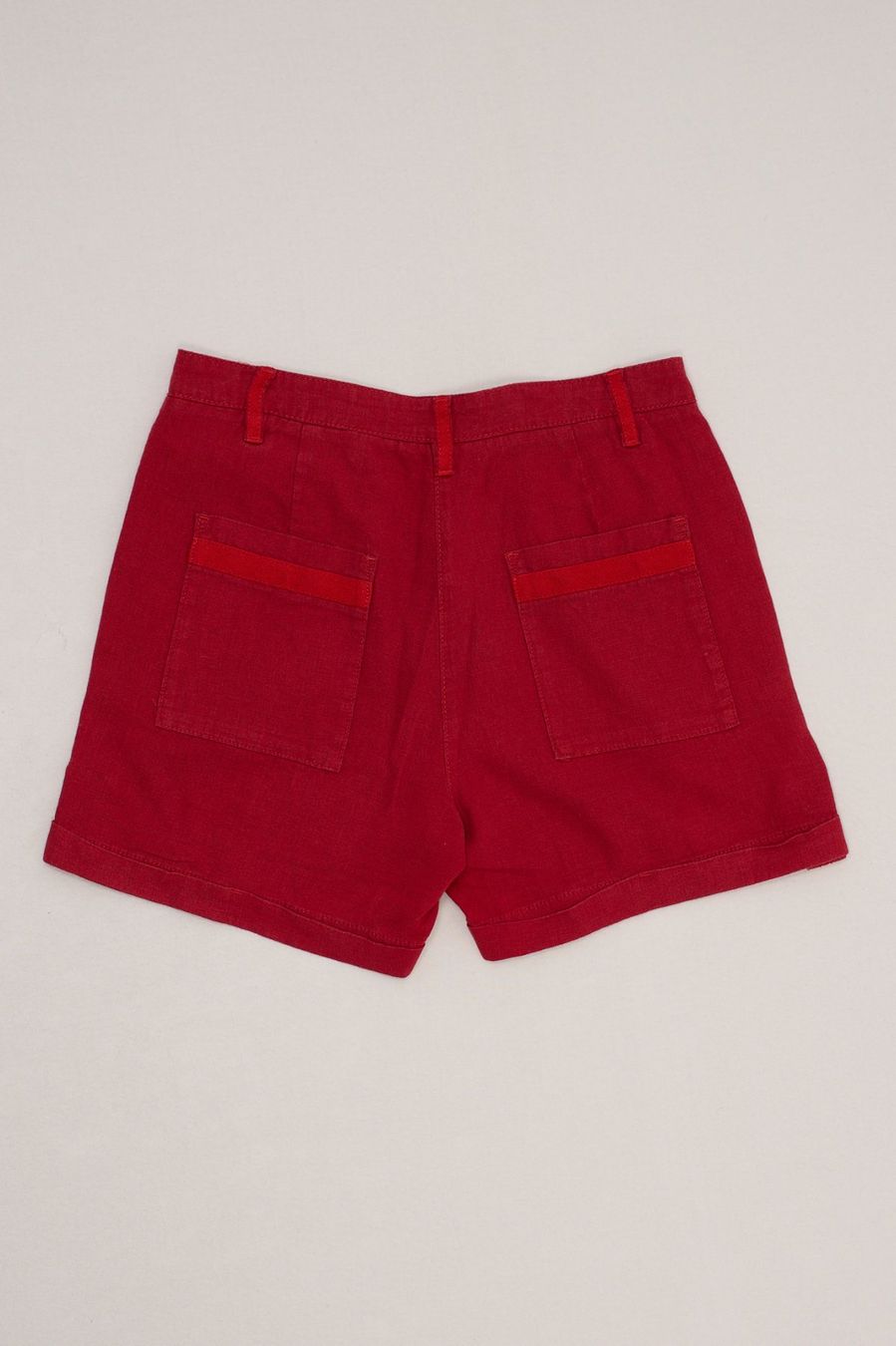 Next Pantaloni: Next Short Lin Rouge Détails Boutons T. 38 – Usato da Fribourg venduto da re-fine 3