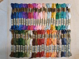 DMC Stickgarn Mouliné –  50er Pack – Sticktwist (Los A4)