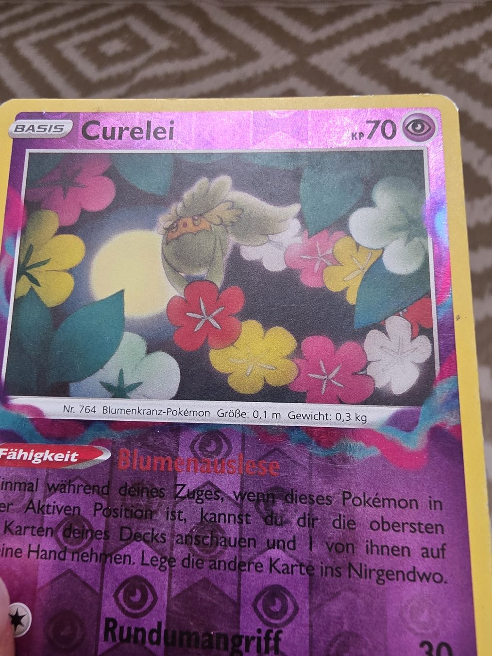 Pokémon Carte collezionabili: Pokemon Karte Curelei Reverse Holo – Nuovo (secondo la descrizione) da Horw venduto da Zedy01 2