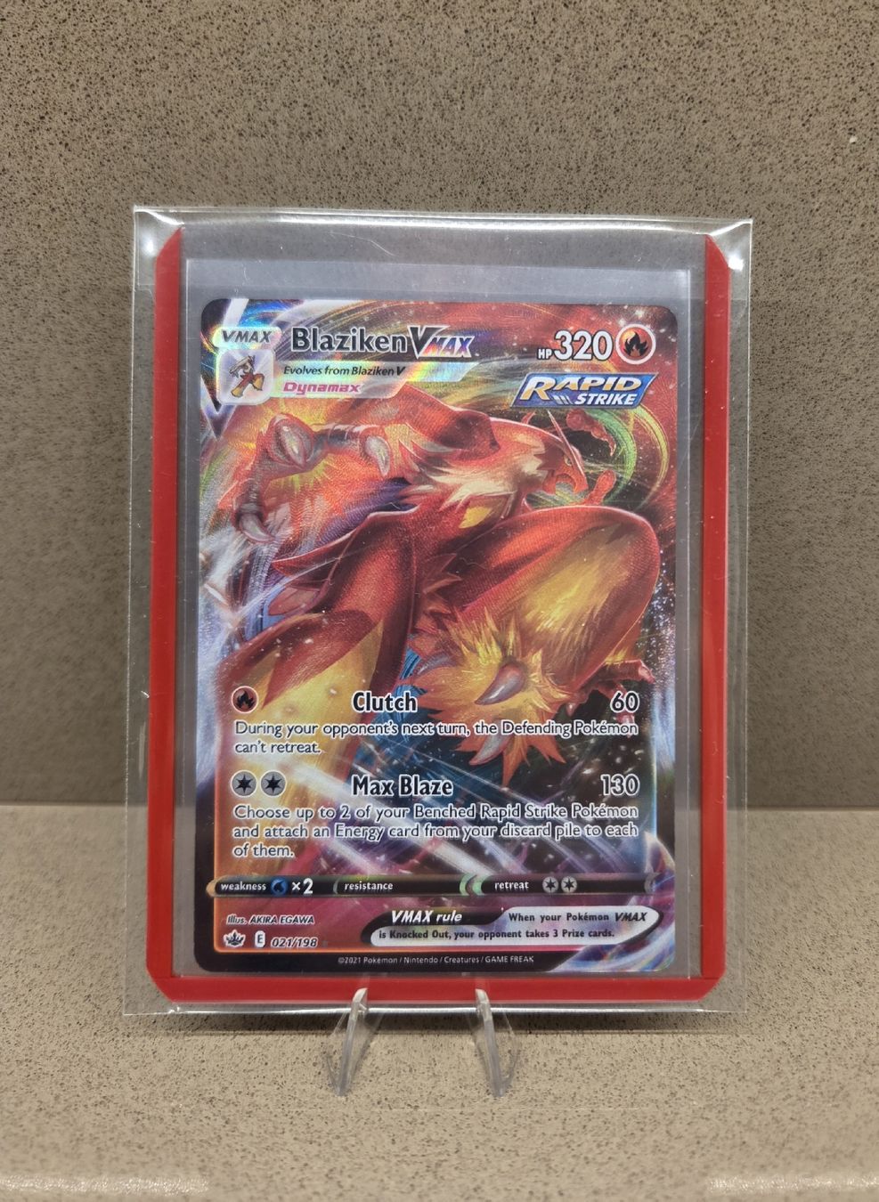 Pokémon Carte collezionabili: Pokemon Blaziken VMAX – Nuovo (secondo la descrizione) da Giubiasco venduto da joe_6tx6