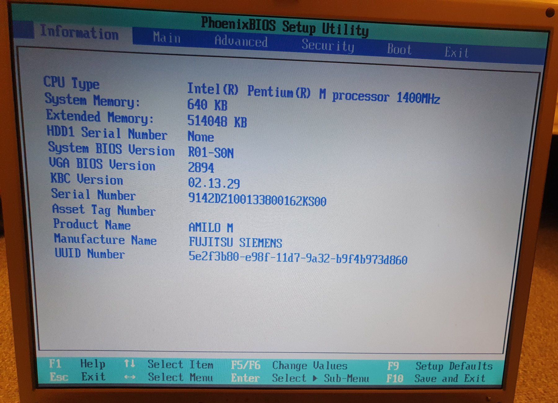 Fujitsu Notebook: Fujitsu Amilo M7400, Bodi Linux – Usato da Winterthur venduto da E-Frosch 6