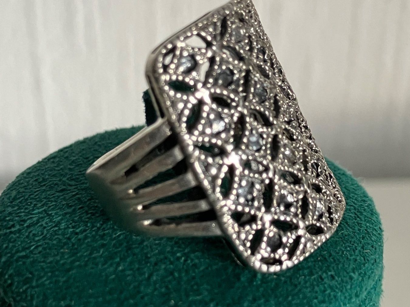 Anelli: Bague en argent 925  8,35g taille 56 – Usato da Peseux venduto da Chimon59 1