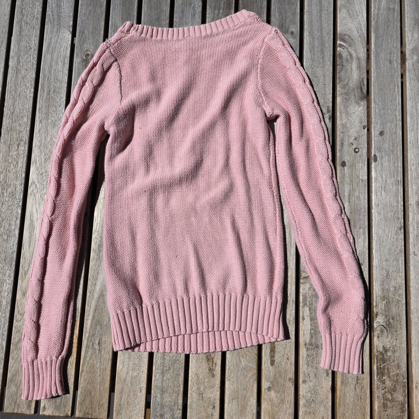 Maglioni & Felpe: 🐸 STRICKPULLOVER ZOPFMUSTER XS ROSA PULLOVER – Usato da Môtier (Vully) venduto da Frogs 8