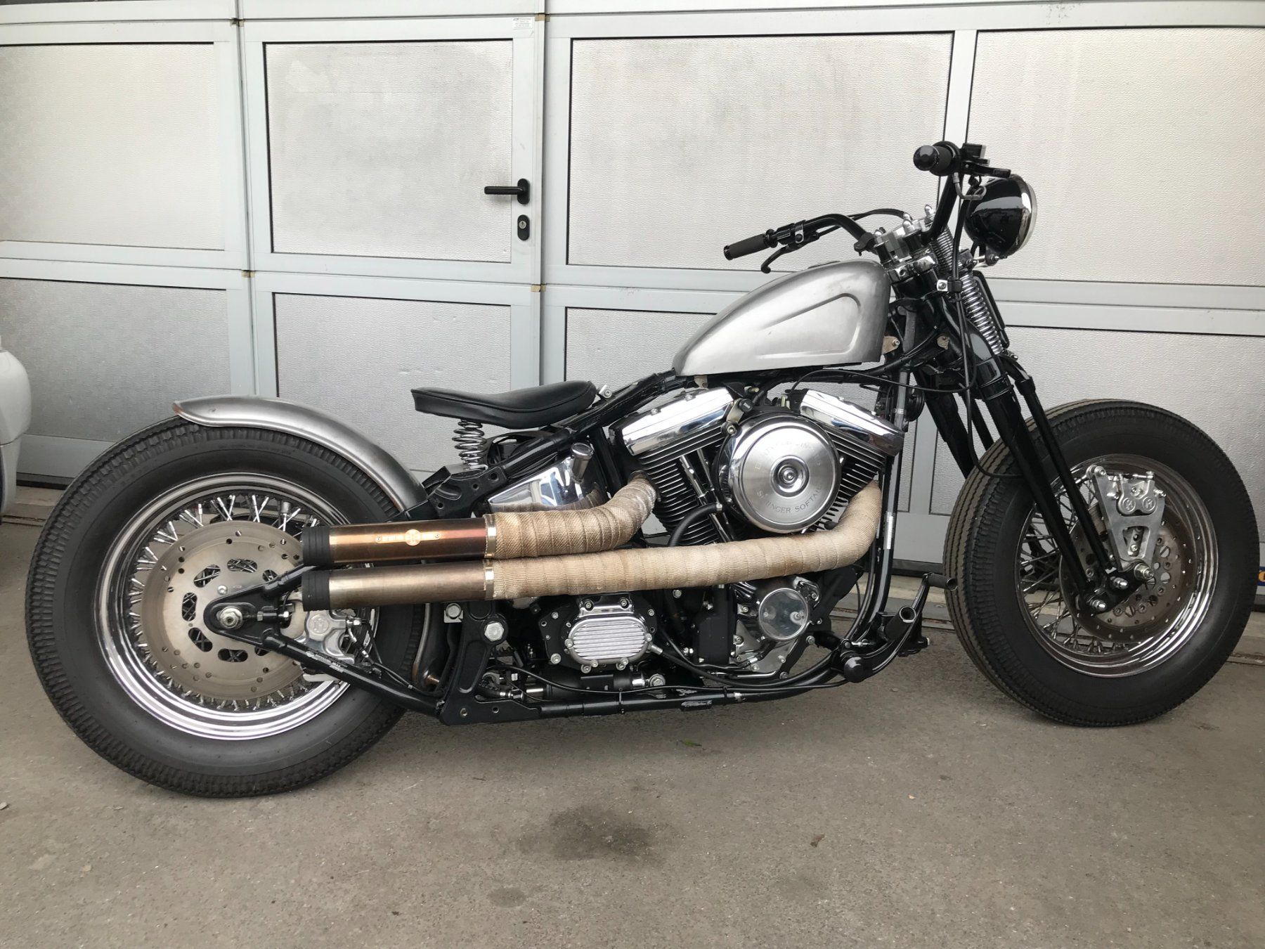 Harley-Davidson Chopper: Harley Davidson Bobber Springer Softail 1340 ab MFK – Usato da Reitnau venduto da poseyta77