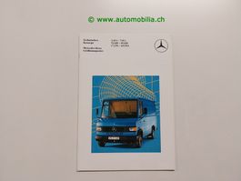 Mercedes-Benz Grosstransporter T2 1986/11 Prospekt deutsch