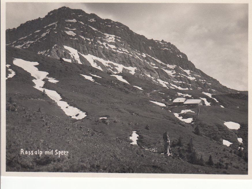 Ansichtskarten: Rossalp ca. 1940 – Gebraucht aus Bürglen TG von StampGraf