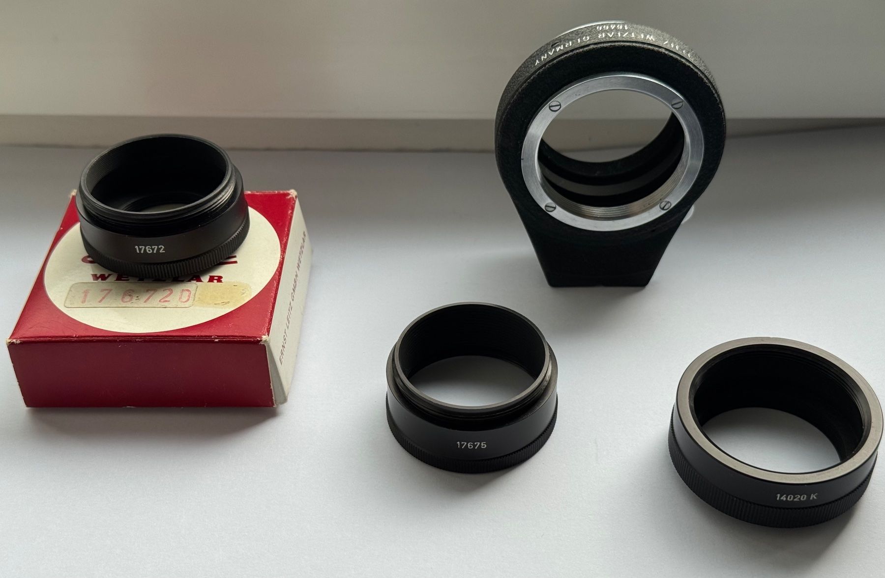 Leitz Unità & Adattatore: Leica Konvolut Div Ringe + OUBIO 16466 – Usato da Niederweningen venduto da 85funky10 1