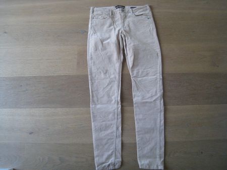 Beige Maison Scotch Samthose Grösse 28/32 Skinny