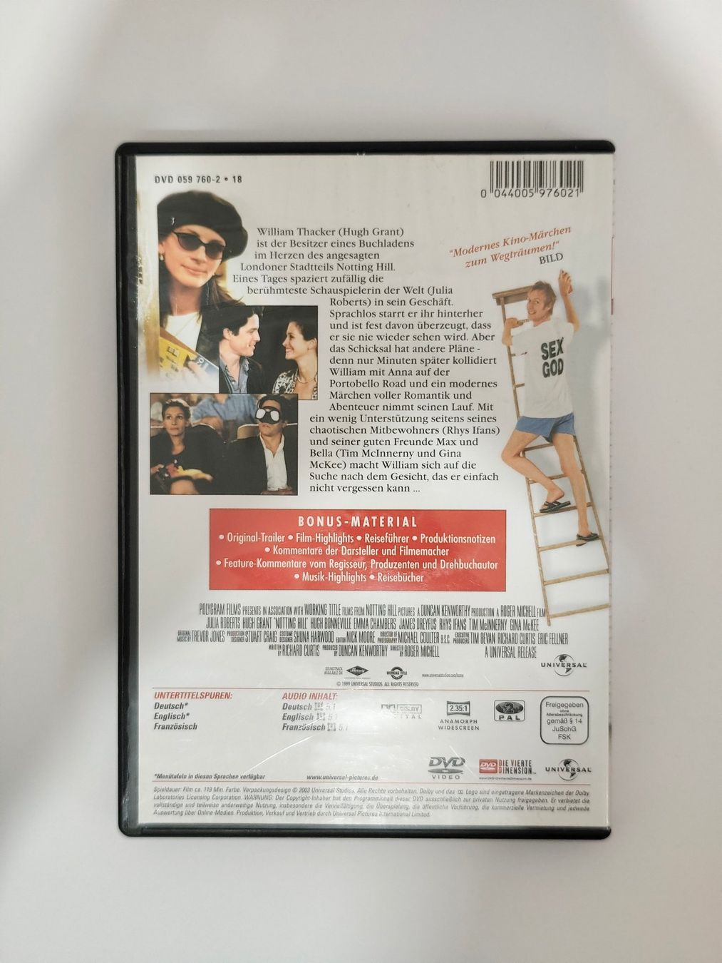 Tutti i DVDs: Notting Hill - DVD – Usato da Wil SG venduto da anhe87 1