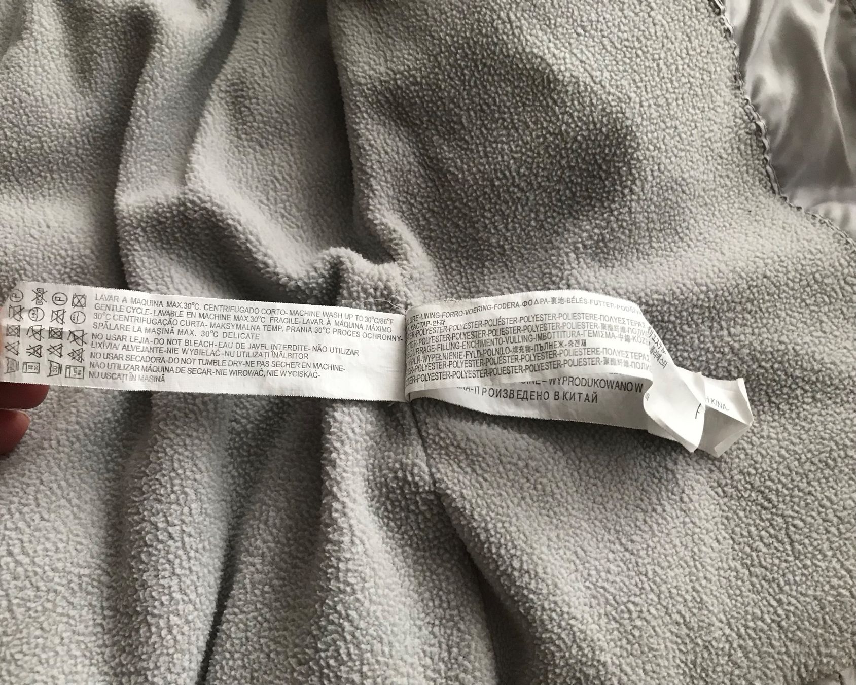 Zara Giacche & Cappotti: Winterjacke von Zara Grösse 116 hellgrau – Usato da Emmenbrücke venduto da Hathor123 4