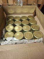 32x Gläser zum Einmachen Sturzgläser mit Golddeckel Konfi