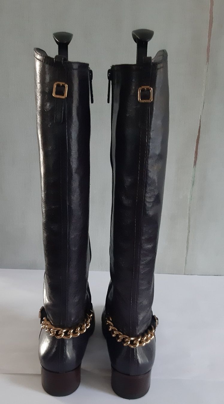 Tory Burch Damenschuhe: Tory Burch Stiefel Gr. 41 Dunkelblau – Neu (gemäss Beschreibung) aus Rupperswil von jur_5ywx 1