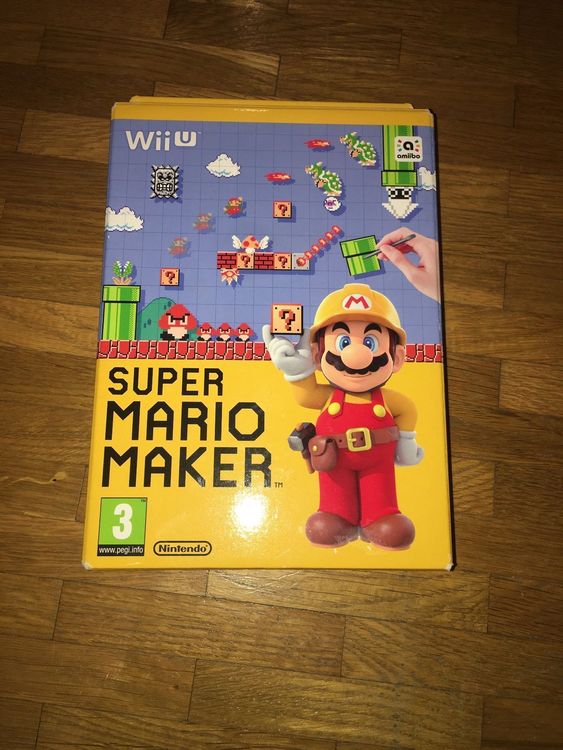 Super Mario Maker Wii U Artbook Edition Spiel Jeu Kaufen Auf Ricardo 0873