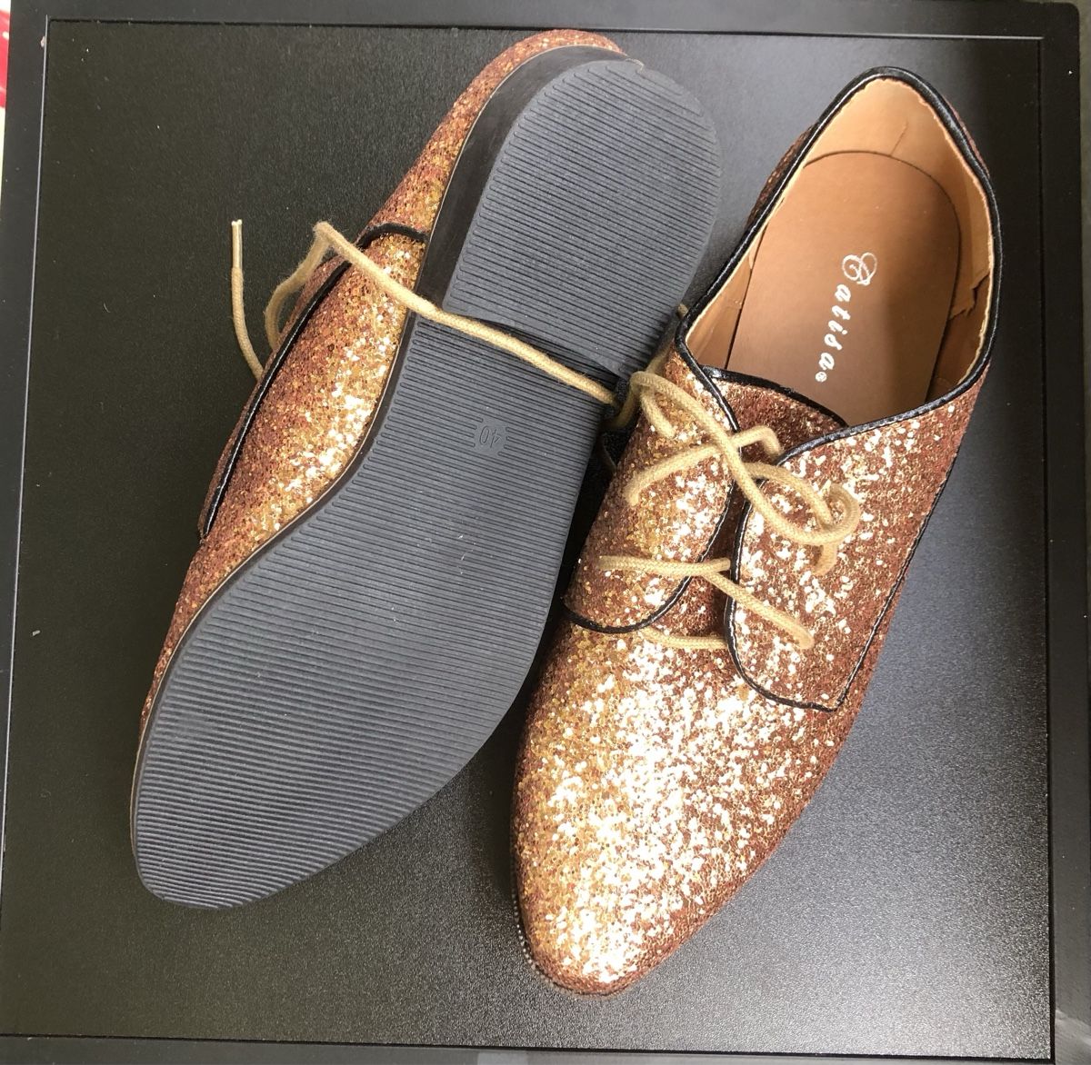 Scarpe da donna: Ballerinas mit Glitzer Grösse 40 neuwertig – Nuovo e nell'imballaggio originale da St.Gallen venduto da nitka. 2