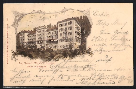 Cartes postales: AK Macolin s/ Bienne, Hotel und Kurhaus – D'occasion à Berlin par bartko-reher