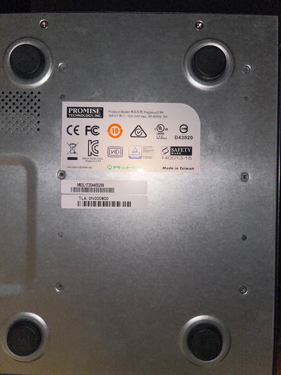 Harddisks: PromisePegasus 2R4 – Gebraucht aus Olten von horstus 1