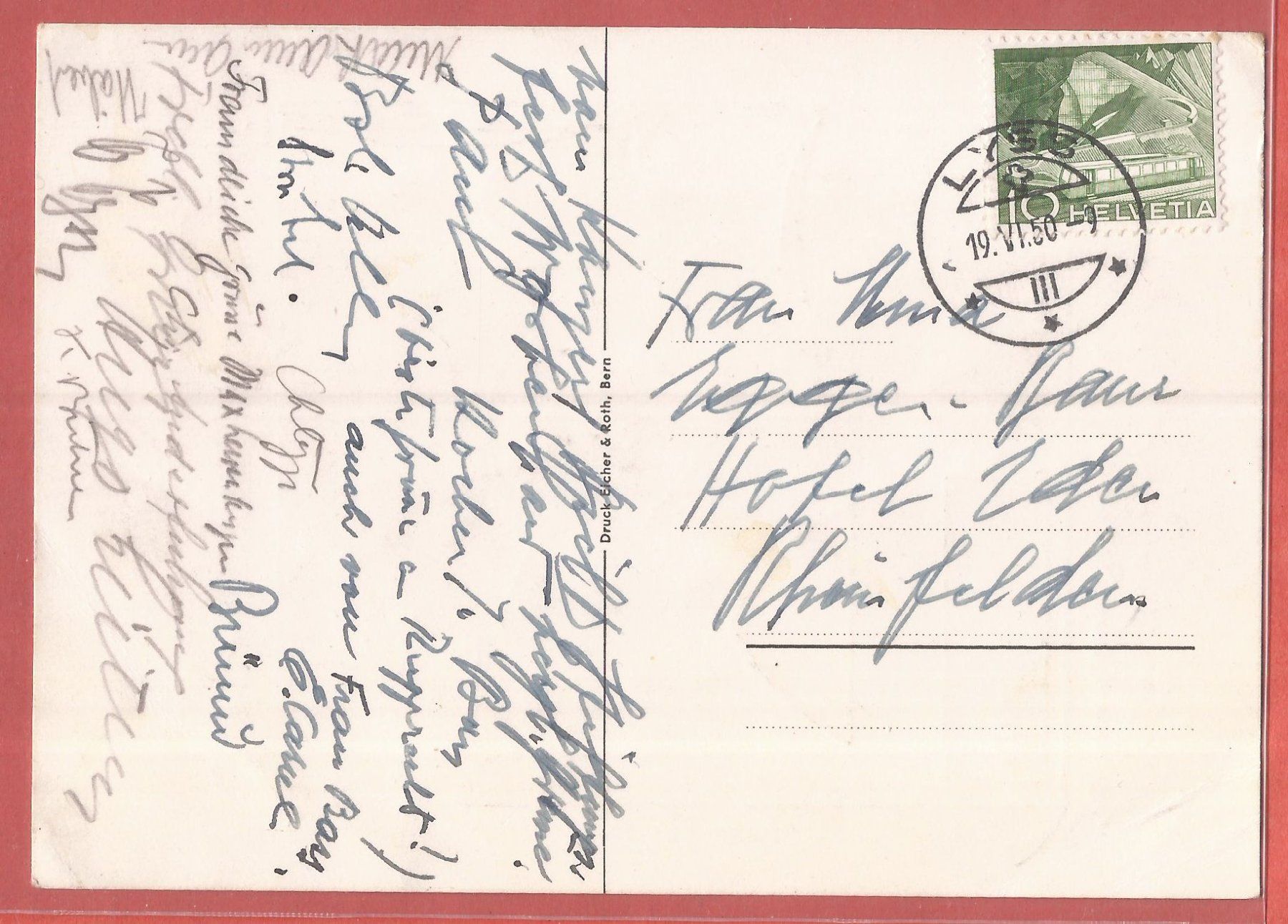 Cartes postales: Bern Berner Singstudenten Studentika 1948 - 1950 gestempelt – D'occasion à Fislisbach par Porano 1