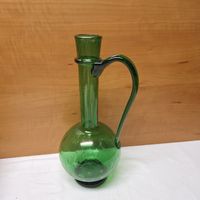 Versand möglich! Antiker mundgeblasener Glas Krug Karaffe,
