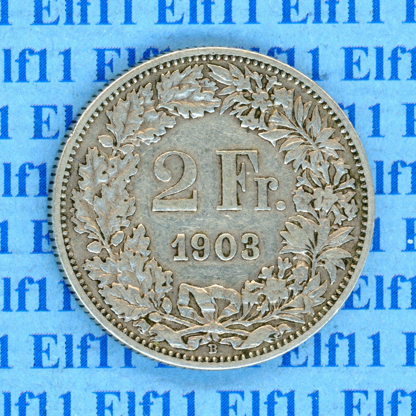 Tutti le monete: CHF___2.00 1903 ss+ 2 Franken – Usato da Widnau venduto da Elf11