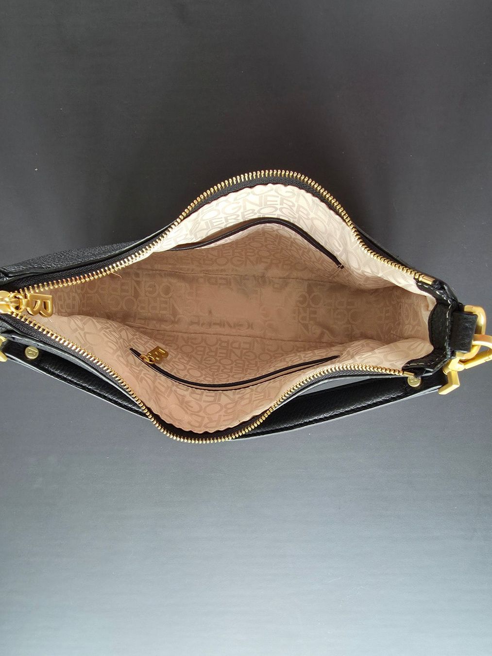 Bogner Borse da donna: Bogner Handtasche Leder schwarz mit Umhängegurt – Usato da Walzenhausen venduto da veronicab 2