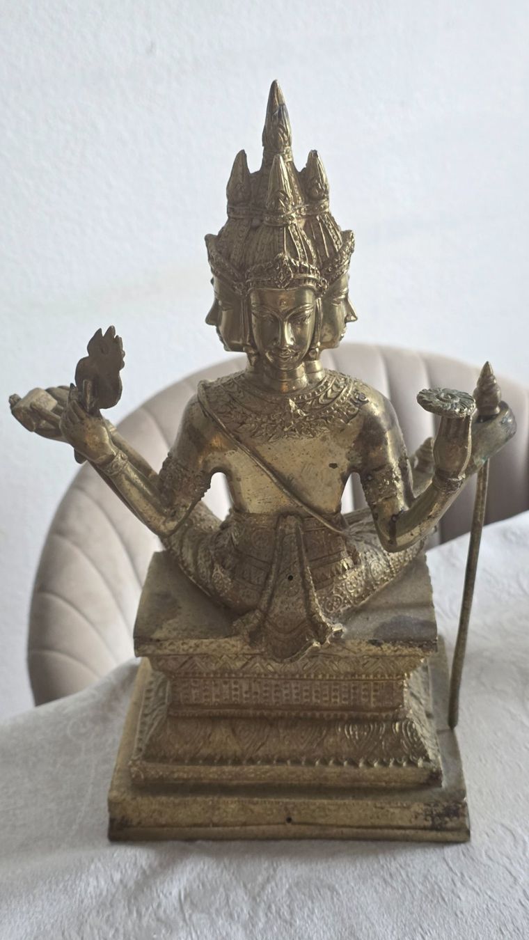 Statuette: Buddha-Figur mehrarmig alt – Usato da Wittenbach venduto da rose_rosi 5