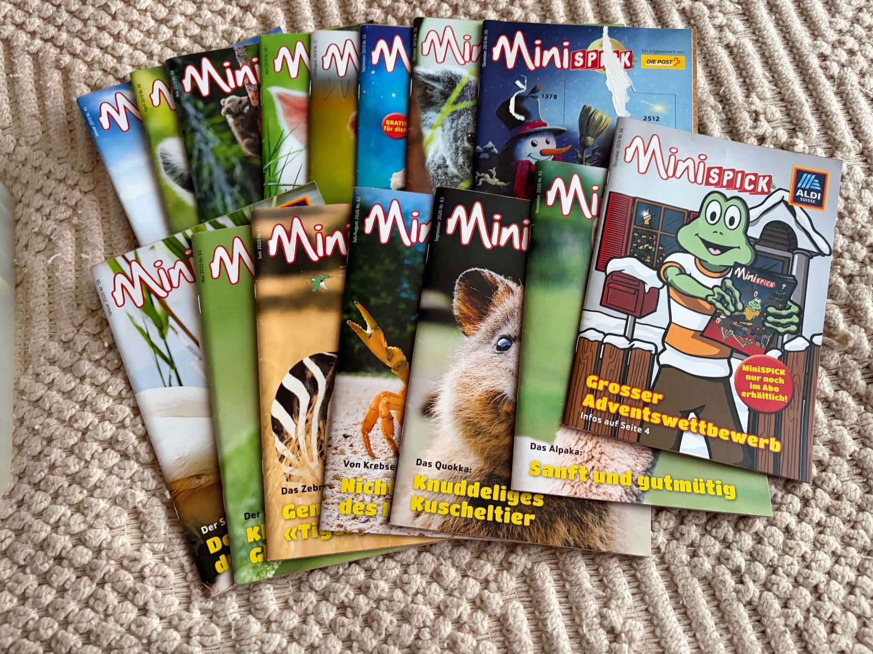 Zeitschriften & Magazine: 15 Mini-Spick-Heftli aus 2019 + 2020 – Gebraucht aus Lausen von Re4649