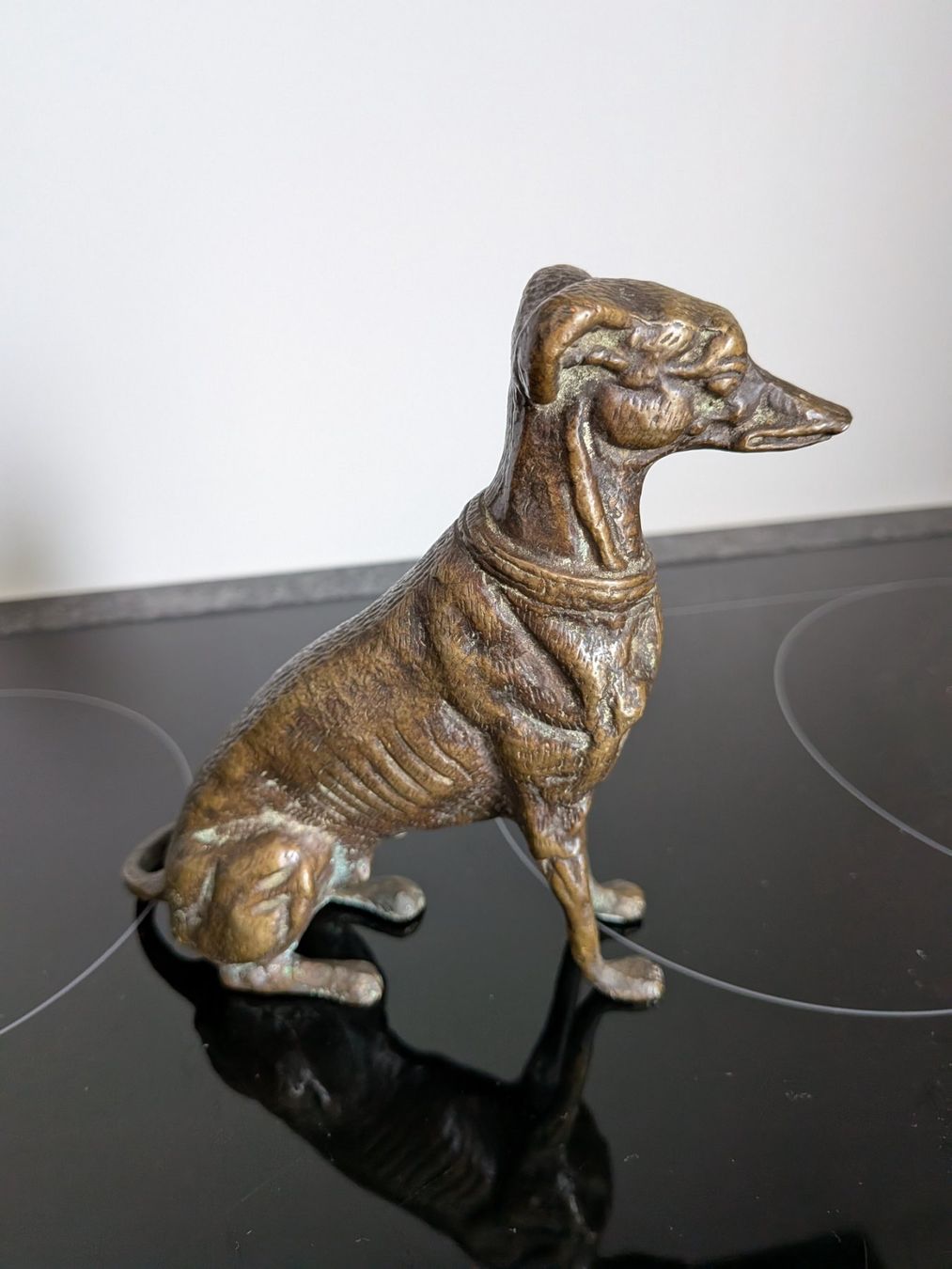Sculture & Statue: Hund Windhund Bronze oder Messing Figur Skulptur – Usato da Emmen venduto da Brockofsky 3