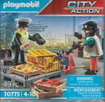 PLAYMOBIL CITY ACTION 70775 POLIZIA - CONTROLLO MERCI new