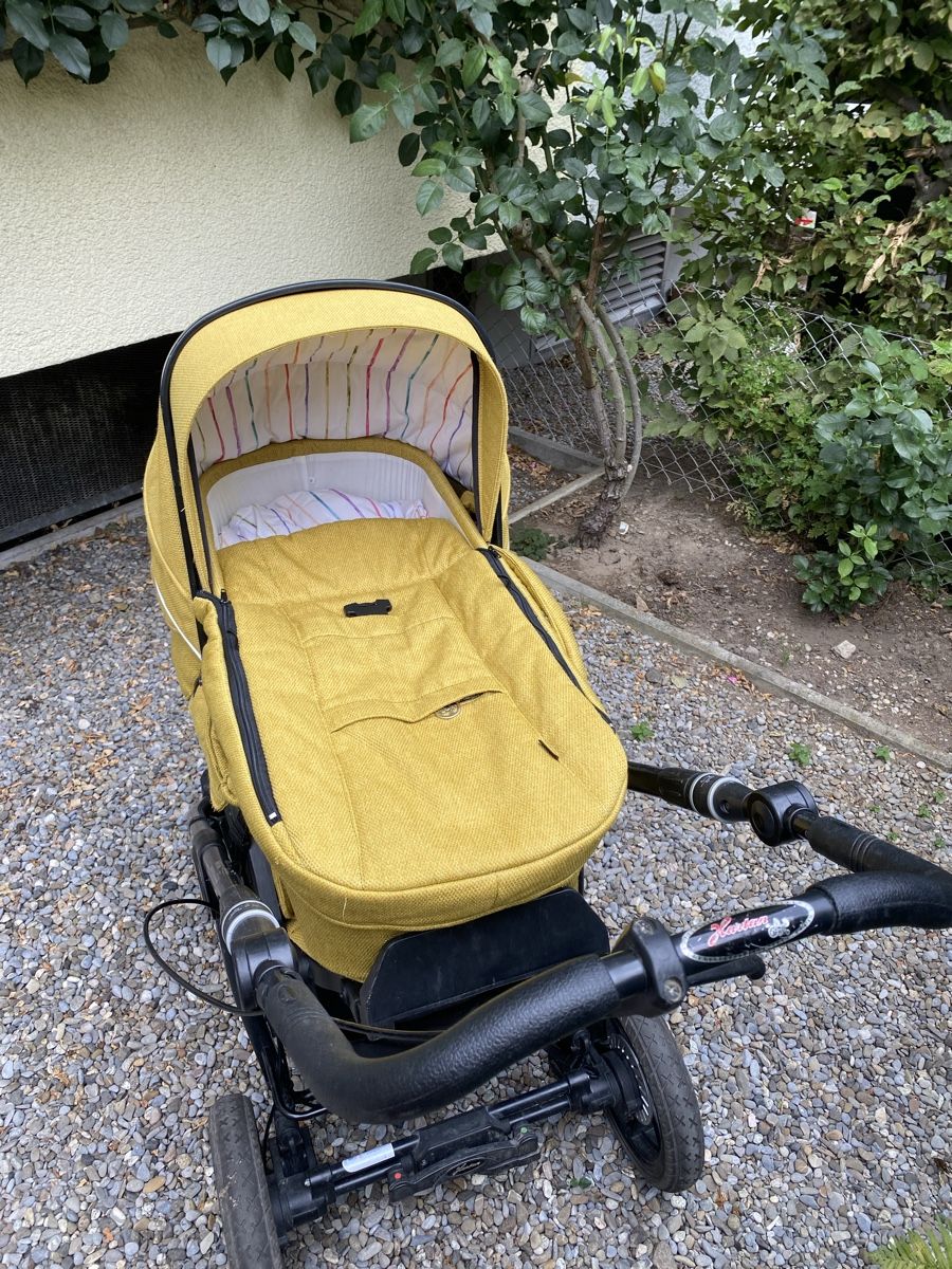 Hartan Carrozzine: Kinderwagen Hartan Racer gelb – Usato da Bern venduto da Violettaline 3