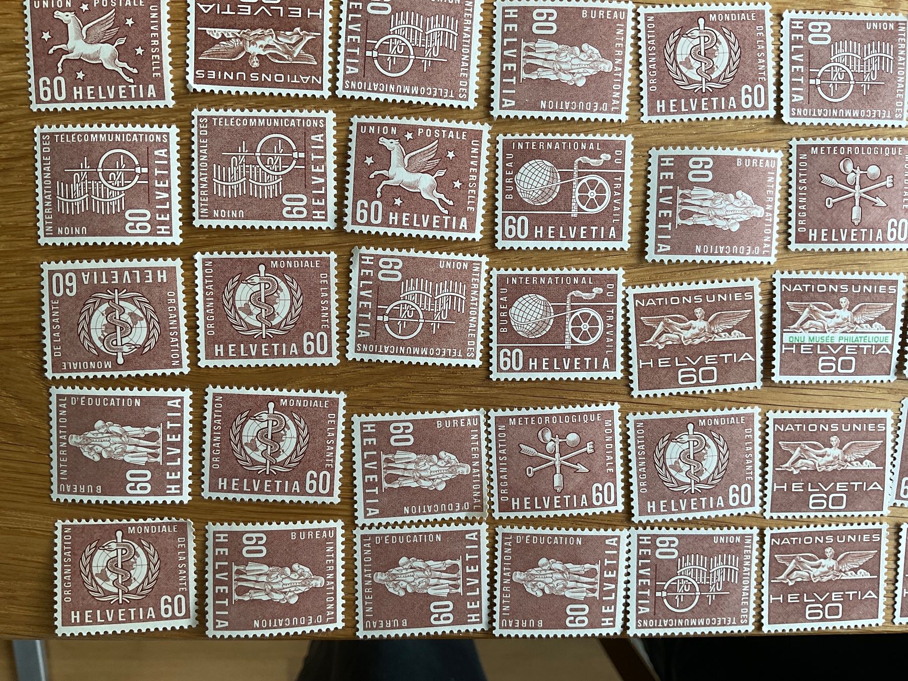 Tutti i francobolli: 60Fr Ämter Frankaturware ungestempelt postfrisch Sammlung – Nuovo (secondo la descrizione) da Wil SG venduto da Chefsugus 3