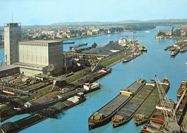 BASEL Kleinhüninger Rheinhafen - Fracht Schiff