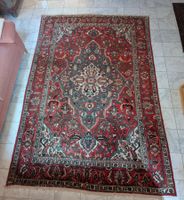 Großer Orientteppich handgeknüpft Heriz/Hamadan-Stil 306x202